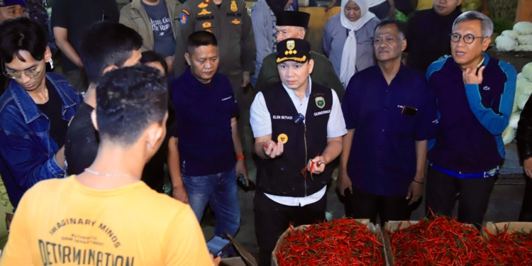 Foto: Pj Gubernur Sumsel Sidak Pasar Induk Jakabaring