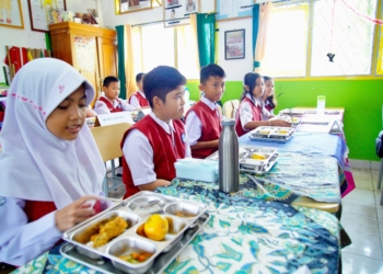 Hari Ini 9 Sekolah di Muba Launching Makanan Bergizi Gratis