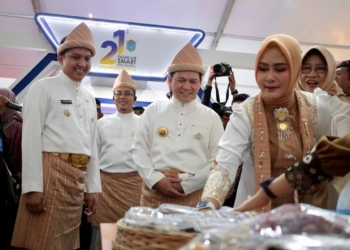 Pj Gubernur Sumsel Elen Setiadi Tinjau Langsung Expo HUT ke-21 Ogan Ilir 