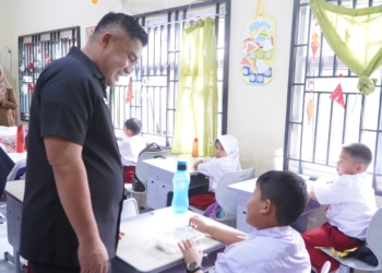 5 Sekolah di Palembang Hari Ini Mulai Makan Bergizi Gratis