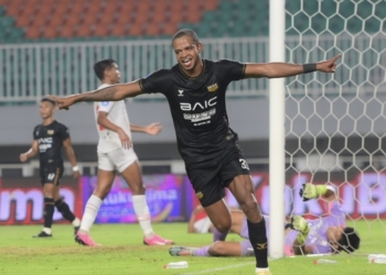 Penyerang Dewa United Alex Martins Termotivasi Kalahkan Arema FC