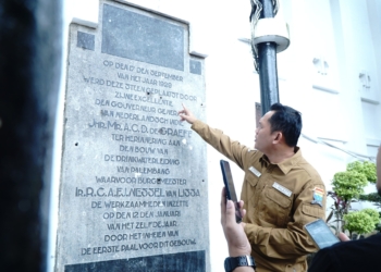 Penemuan Prasasti Kuno di Kantor Wali Kota Palembang