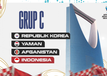 Timnas Indonesia U17 Gabung Grup C: Ada Korea Selatan, Afghanistan, dan Yaman