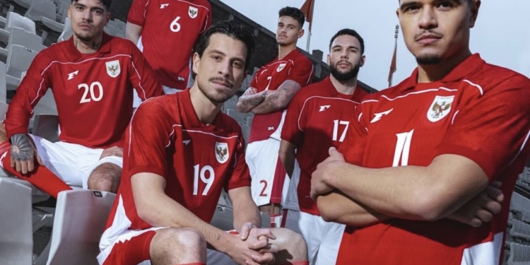 Foto: Penampakan Jersey Baru Timnas Indonesia