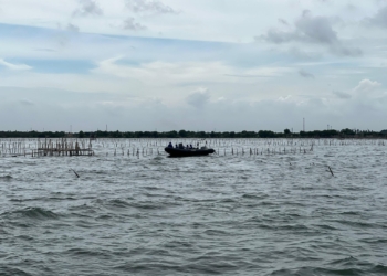 154 Personel Polair dan 10 Kapal Bongkar Pagar Laut di Perairan Tangerang