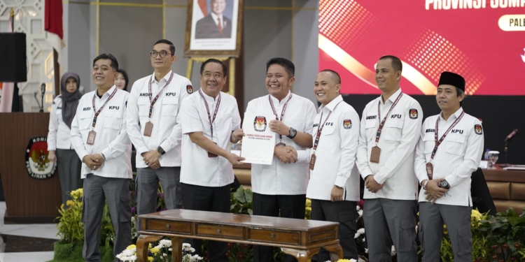 Deretan Momen Herman Deru Cik Ujang Ditetapkan Pemenang Gubernur dan Wagub Sumsel 2025-2030