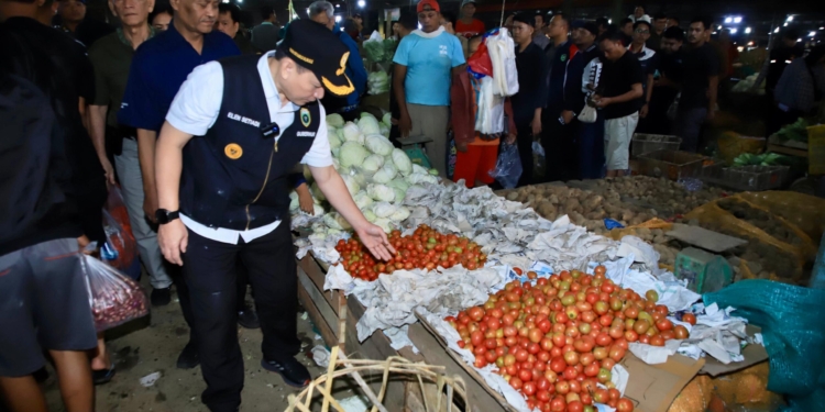 Foto: Pj Gubernur Sumsel Sidak Pasar Induk Jakabaring