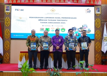 Pj Bupati Muba Sandi Fahlepi Terima LHP Semester 2 Tahun Anggaran 2024
