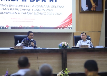 Pemprov Sumsel-Komisi II DPR RI Evaluasi Pelaksanaan Seleksi CPNS dan PPPK Tahap 1 2024