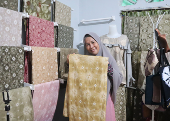 Jumputan Rumah Daun: Dari Sumatera Selatan ke Amerika