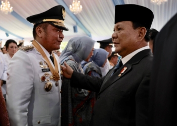 Foto: Prabowo Lantik HDCU Sebagai Gubernur dan Wagub Sumsel Periode 2025-2030