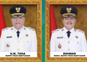 Pemkab Muba Rilis Foto Resmi Bupati dan Wabup Muba Terpilih 2025-2030