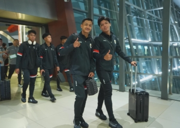 Pemain Timnas Indonesia U20 Tiba di Tiongkok