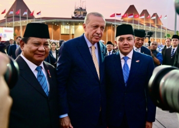 Prabowo Lepas Erdogan Tinggalkan Indonesia