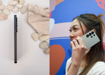 Desain Galaxy S25 Ultra yang fresh dan jauh lebih tipis membuat smartphone ini menjadi lebih nyaman digenggam setiap waktunya (foto : Samsung)