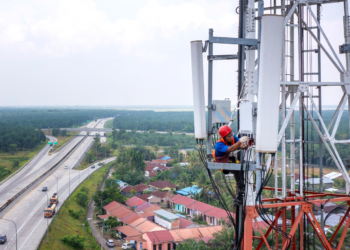 BTS XL Axiata TOL Trans Sumatera Binjai, Sumatera Utara