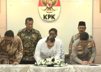 Tegaskan Komitmen, Irjen Kementerian ATR/BPN Saksikan Penandatanganan SKB Timnas PK dan Pelaksanaan Aksi Pencegahan Korupsi 2025–2026