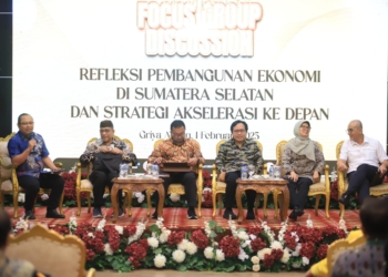 Pj Gubernur Elen Setiadi Pimpin FGD Refleksi Pembangunan Ekonomi dan Strategi Akselerasi Sumsel