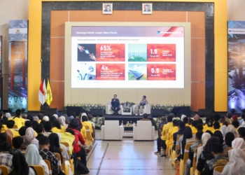 Pj Gubernur Sumsel Buka Kuliah Umum Pertambangan Bareng Presiden Direktur PT Freeport Indonesia di Unsri