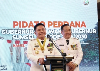 Pidato Perdana Herman Deru Usai Dilantik: Saya Tidak Berubah dan Tetap Bawa Sumsel Lebih Baik Lagi