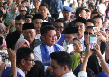 Warga Simpang Sungki Palembang Antusias Sambut Silaturahmi Herman Deru