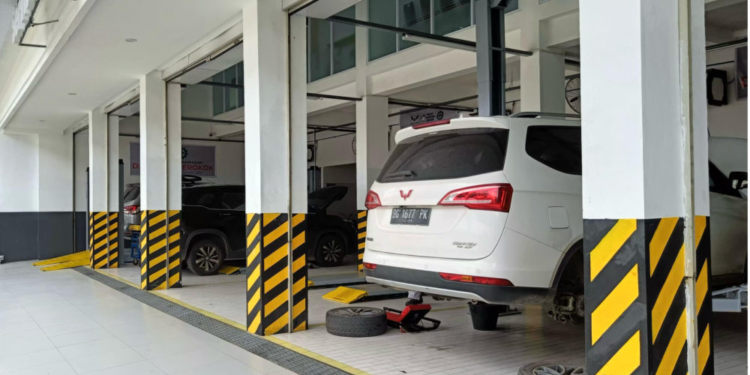 Foto: Intip Fasilitas Outlet Wuling Maju Motor Palembang
