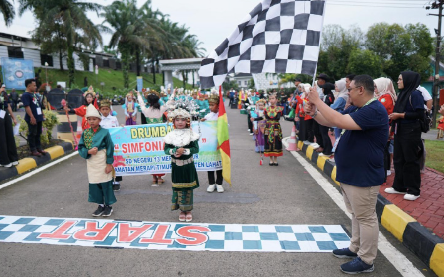 Meriahkan HUT ke-44 Bukit Asam, PORSIBA Marching Band Competition 2025 Sukses Digelar