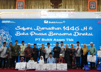 Bukit Asam Sambut Ramadan dengan Berbagi, Salurkan Ribuan Paket Sembako di Lampung