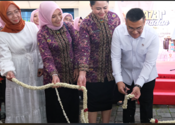 Buka Bazar Ramadan Kementerian ATR/BPN 2025, Wamen Ossy: Bentuk Kepedulian Kita Bersama