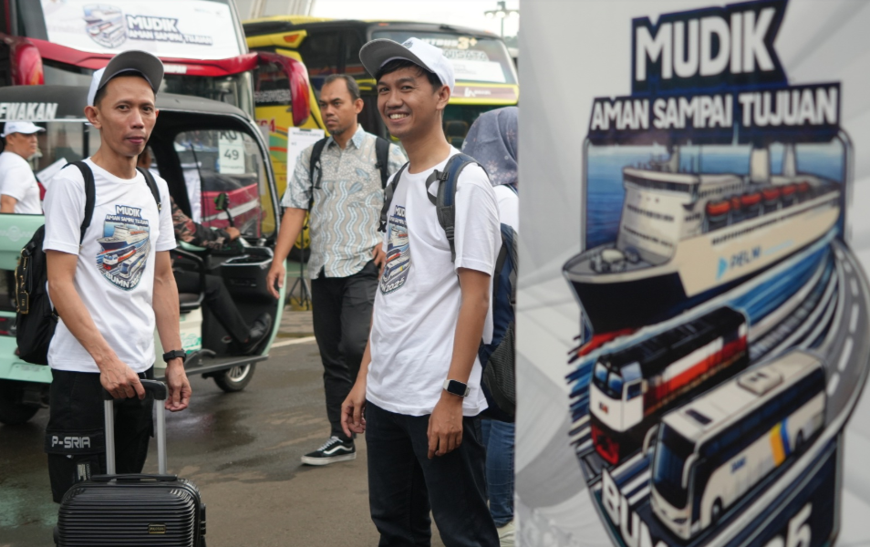 Mudik Gratis BUMN 2025, Bukit Asam (PTBA) Berangkatkan Ratusan Pemudik