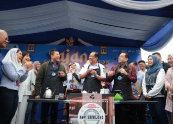 ICSB Sumsel Libatkan UMKM Pada Bazar Jajan Bukoan di Palembang