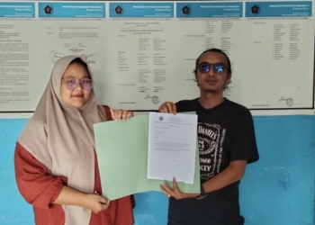 Wartawan Palpos Romi Rivano Ambil Formulir Bakal Calon Ketua PWI Muba