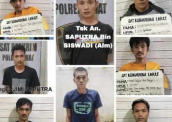 8 Tahanan Kabur dari Rutan Polres Lahat Usai Jebol Dinding Penjara