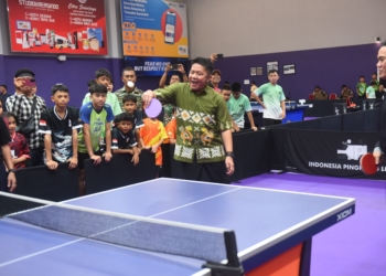 Herman Deru Buka Kejuaraan Tenis Meja Indonesia Pingpong League Youth Zona 1 Sumatera 2025