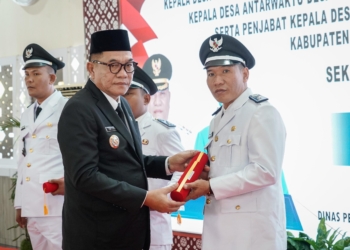 Bupati Toha Lantik Kades Antar Waktu dan Penjabat Kades Dalam Kabupaten Muba