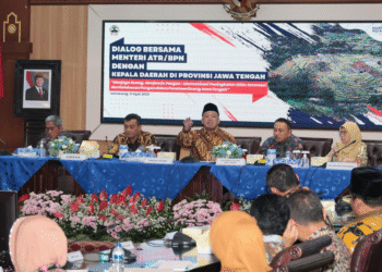 Menteri Nusron Ajak Kepala Daerah Se-Jawa Tengah Kolaborasi Selesaikan Sertipikasi Tanah dan RDTR