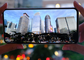 Hasil foto malam makin awesome dengan kemampuan Nightography Galaxy A56 5G