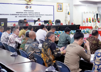 Menteri Nusron ke Kepala Daerah se-Sulteng: “Tolong Bantu Kami, Tata Tanah Adat Harus Jelas!”