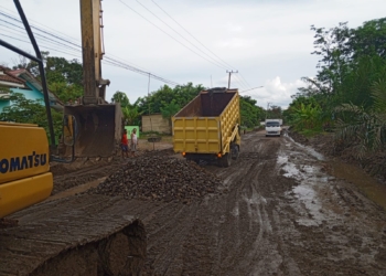 Perbaikan Jalan Provinsi Sekayu–PALI yang Rusak Parah Kini Lancar Dilalui