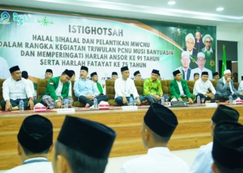 Hadiri Pelantikan MWCNU Muba, Wabup Rohman: Bekerjalah dengan Penuh Tanggungjawab