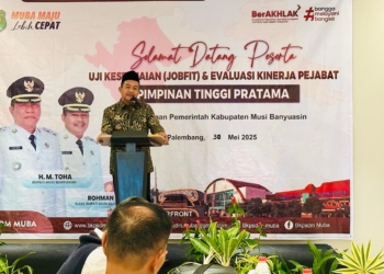 Wabup Muba Rohman Buka Job Fit dan Evaluasi Kinerja Pejabat Pimpinan Tinggi Pratama