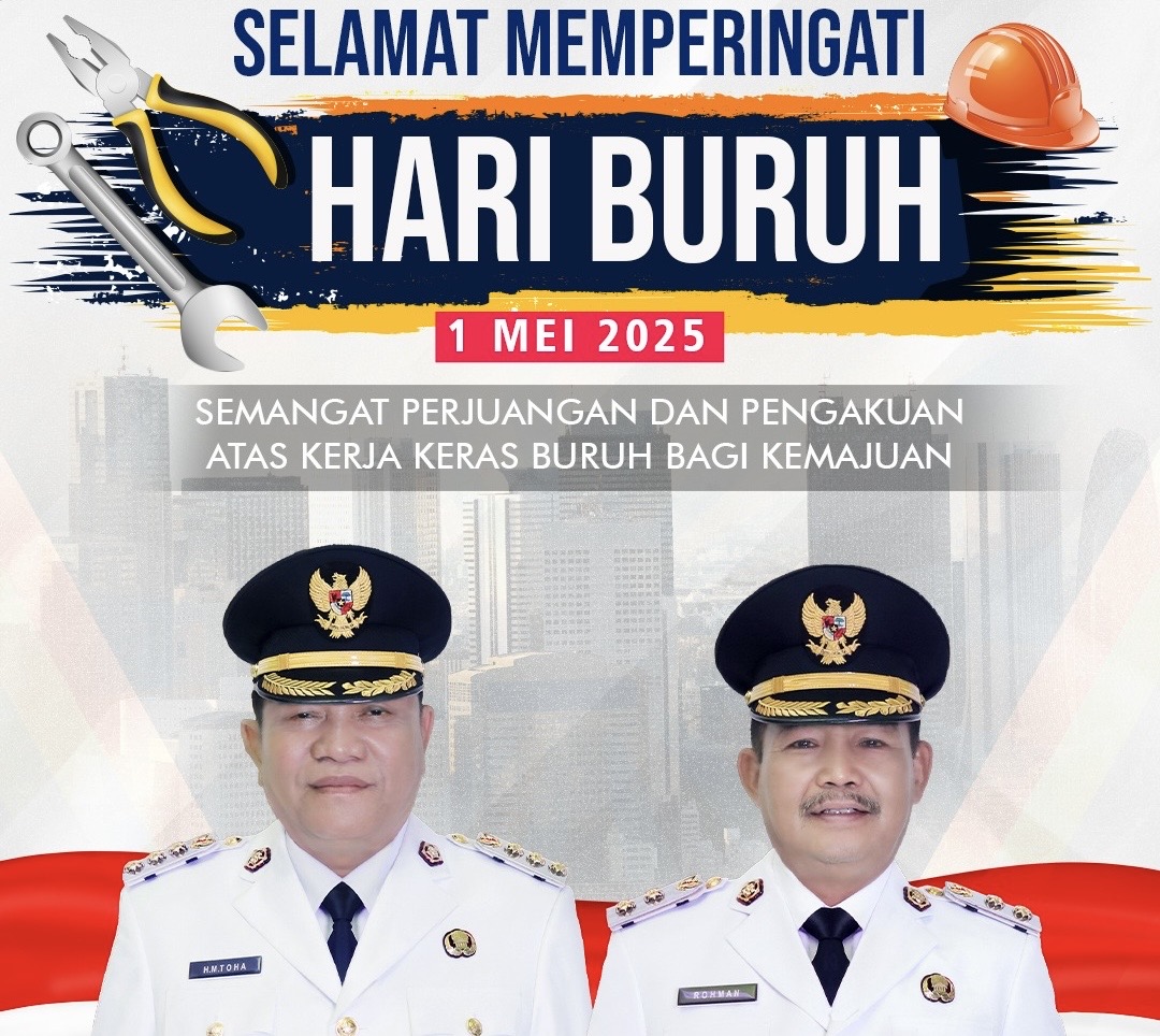 Pemkab Muba Ucapkan Selamat Hari Buruh 1 Mei 2025