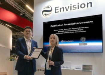 Envision Energy Cetak Sejarah, Pabrik Amonia Hijau Pertama Raih Sertifikat Dunia