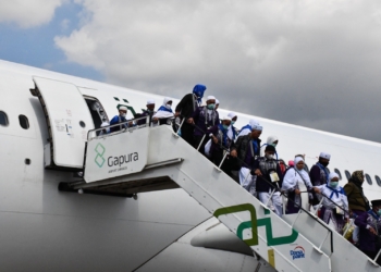 PPIH Debarkasi Palembang Terima 368 Jemaah Kloter 3