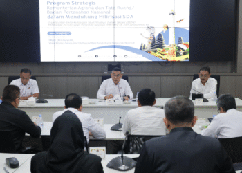 Terima Kunjungan P3N LEMHANNAS RI, Wamen Ossy Sampaikan Peran Kementerian ATR/BPN dalam Hilirisasi