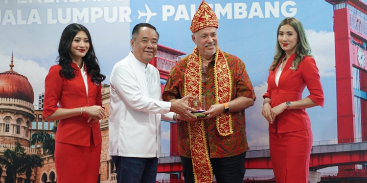 Foto: Peresmian Penerbangan AirAsia Rute Palembang–Kuala Lumpur