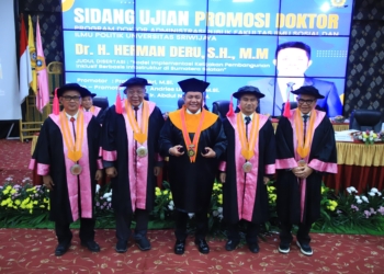 Gubernur Herman Deru Raih Gelar Doktor, Bawa Terobosan Model Pembangunan Inklusif