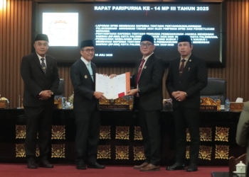DPRD Palembang Setujui Raperda Pertanggungjawaban Pelaksanaan Anggaran 2024 Jadi Perda