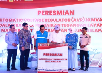 Herman Deru Resmikan AVR 10 MVA di Banyuasin