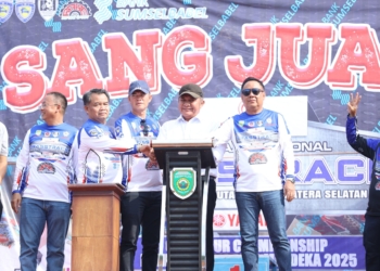 Sumsel Miliki Sirkuit Permanen Grasstrack, Herman Deru dan Cik Ujang Catat Sejarah Baru